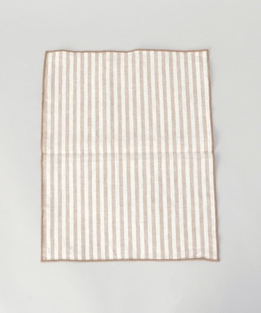 ブロックストライプ リネンコットン キッチンクロス S 30x40cm NT ＜212Kオリジナル ＞