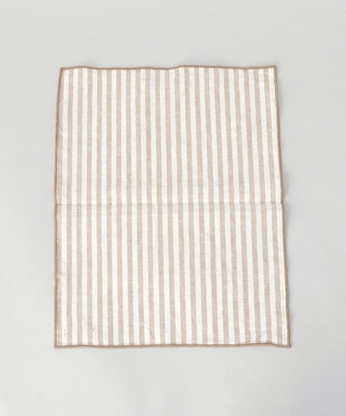 ブロックストライプ リネンコットン キッチンクロス S 30x40cm NT ＜212Kオリジナル ＞