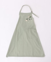 刺繍フラワー マーガレット フルエプロン LGR ＜212Kオリジナル ＞