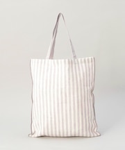 ブロックストライプ リネンコットン エコバッグ LPU <212Kオリジナル >