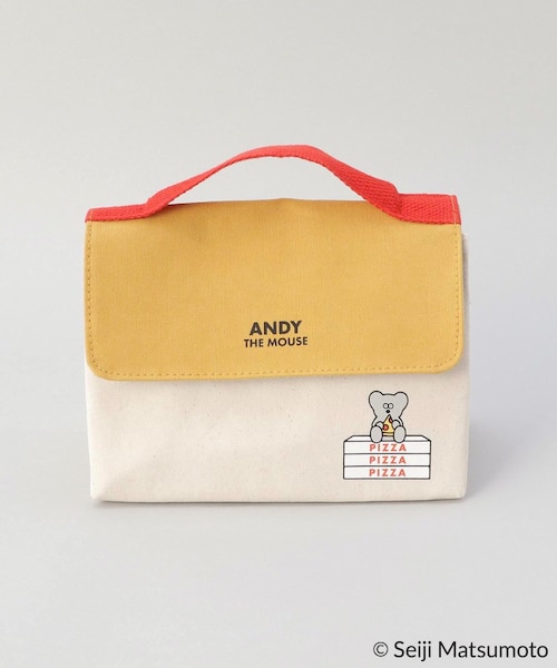 台形保冷ランチポーチ IV ＜ANDY THE MOUSE＞｜トゥーワントゥー