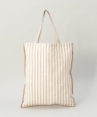 ブロックストライプ リネンコットン エコバッグ NT ＜212Kオリジナル ＞