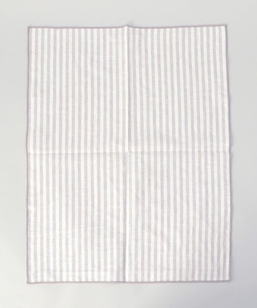 ブロックストライプ リネンコットン キッチンクロス L 45x60cm LPU ＜212Kオリジナル ＞