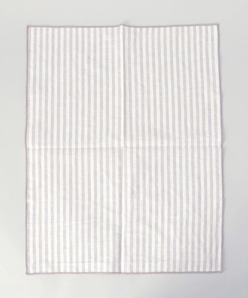 ブロックストライプ リネンコットン キッチンクロス L 45x60cm LPU ＜212Kオリジナル ＞