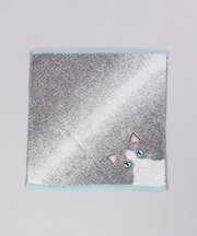 うちの子メイトはんかち ハチワレ ブルー