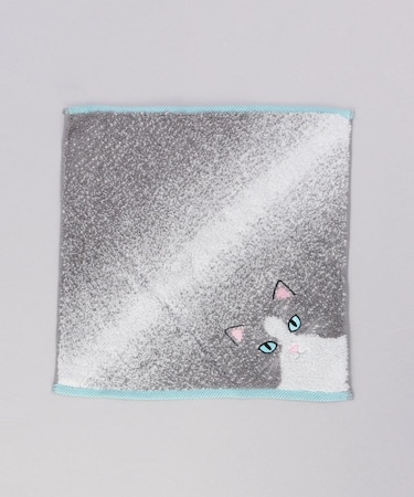 うちの子メイトはんかち ハチワレ ブルー