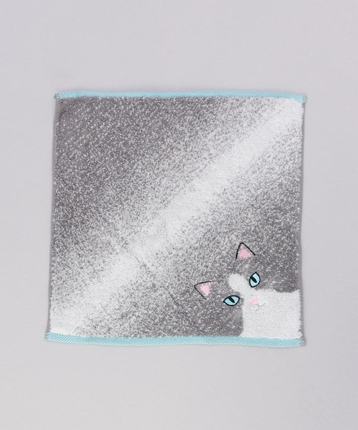 うちの子メイトはんかち ハチワレ ブルー