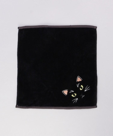 うちの子メイトはんかち 黒猫ブラック