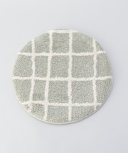 キャンパス タフトチェアパッド チェック GR