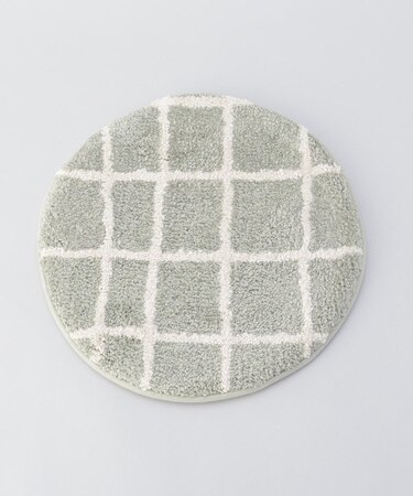 キャンパス タフトチェアパッド チェック GR