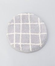 キャンパス タフトチェアパッド チェック GY