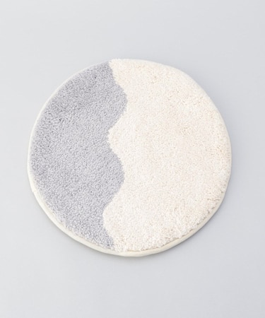 キャンパス タフトチェアパッド ウェーブ GY