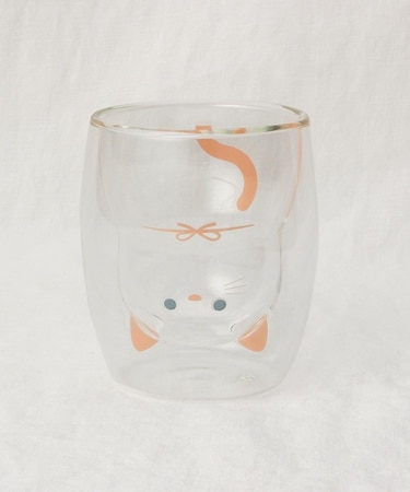 uca 耐熱ネコグラス シロ