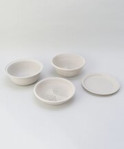 きほんの道具 ザルボウル4点セット 21cm GY <marna マーナ>