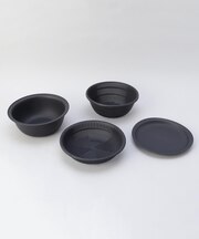 きほんの道具 ザルボウル4点セット 21cm DGY <marna マーナ>