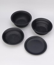 きほんの道具 ザルボウル4点セット 18cm DGY <marna マーナ>