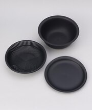 きほんの道具 ザルボウル３点セット 18cm DGY ＜marna  マーナ＞