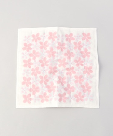 かや生地7重ふきん 桜霞