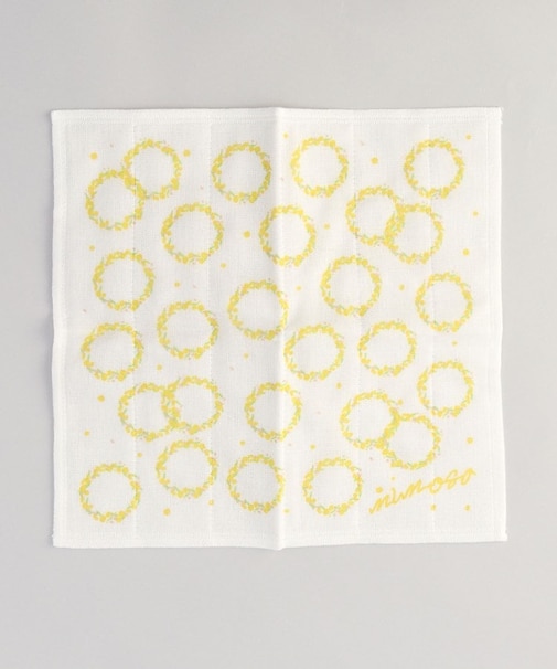 かや生地7重ふきん ミモザプチ