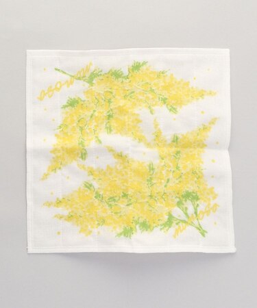 かや生地7重ふきん ミモザノワール