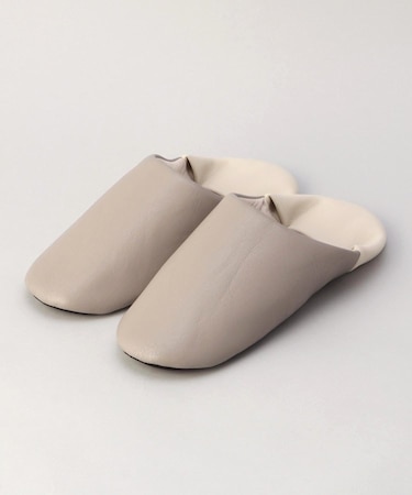 バイカラー バブーシュ L GY <212Kオリジナル >