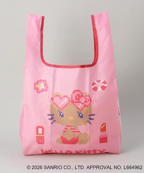 日焼けハローキティ DOTエコバッグ M