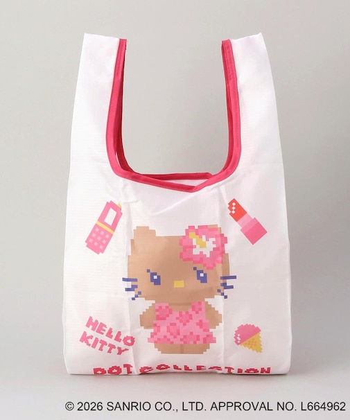 日焼けハローキティ DOTエコバッグ S
