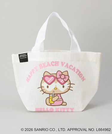 日焼けハローキティ メッシュバッグ WH