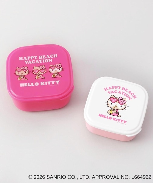 日焼けハローキティ シール容器2Pセット
