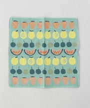 3重ガーゼはんかち フルーツフルーツ