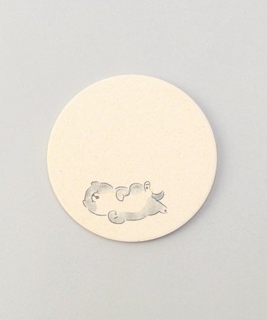 陶器珪藻土コースター mameshiba ごろごろ