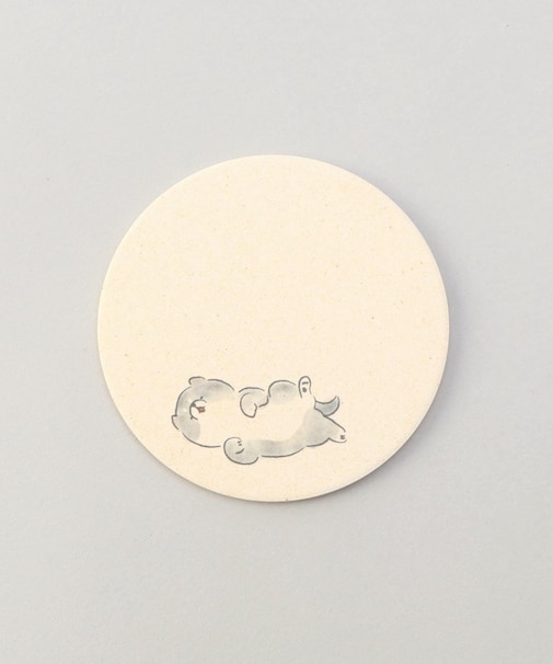 陶器珪藻土コースター mameshiba ごろごろ