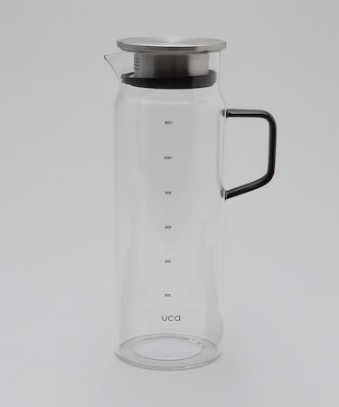 LOG 耐熱ガラスウォータージャグ ハンドル付き 1.4