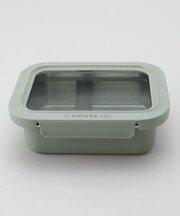 ポワブル ステンレス4点ロックランチコンテナ L GR