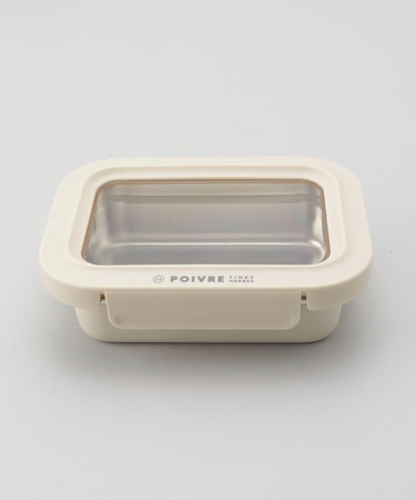 ポワブル ステンレス4点ロックランチコンテナ M BE