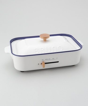 コンパクトホットプレート ホーローホワイト ＜BRUNO ブルーノ＞