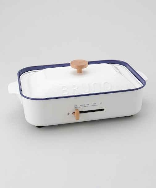 コンパクトホットプレート ホーローホワイト ＜BRUNO ブルーノ＞