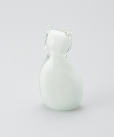 Glass Objet Cat ホワイト