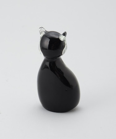 Glass Objet Cat ブラック