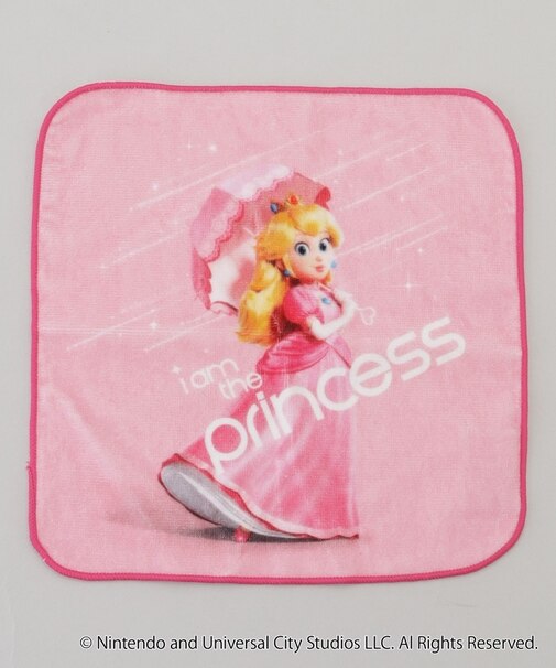 ミニタオル ピーチ姫 ＜Super Mario スーパーマリオ＞