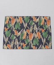 ランチョンマット フラワータッチ ネイビー