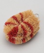 シマシマミニミニ 赤 ＜亀の子束子 ＞