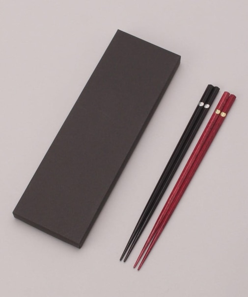 初膳五角 夫婦箸セット Heart