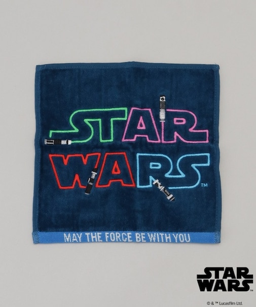 ミニタオル ライトセーバーロゴ ＜STAR WARS スター・ウォーズ ＞