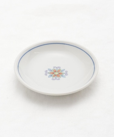 五彩牡丹 小皿