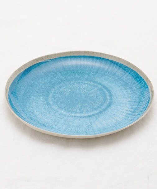 コースタルリアクティブ サラダプレート 22cm BL ＜ABODE  アボード＞