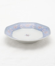 青華唐草 八角中華皿