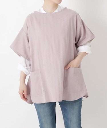 ライトウィンド半袖かっぽうぎ PU