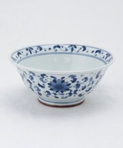 藍凛堂 麺鉢 菊唐草