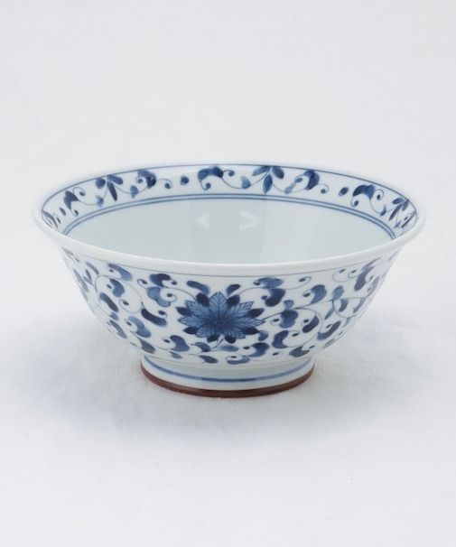 藍凛堂 麺鉢 菊唐草
